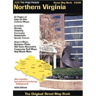 Northern Virginia Street Map Book (Adc the Map People Northern Virginia) the Map People ADC 9780875304427 Books