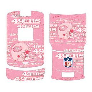 NFL   San Francisco 49ers   San Francisco 49ers   Blast Pink   Motorola RAZR V3   Skinit Skin Cell Phones & Accessories