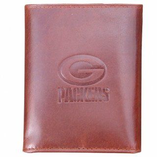 Packers Embossed Leather Wallet  Green Bay Wallets  Sports & Outdoors