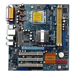 ASRock 775I945GZ Intel 945GZ Socket 775 mATX Motherboard with Sound & LAN Computers & Accessories