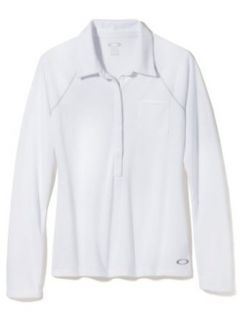 Oakley Womens Front Nine Polo Long Sleeve Shirt Clothing