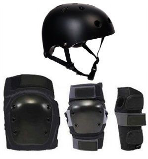 Skateboard Longboard Helmet, Knee & Elbow Pads Wrist Guard Large  Skateboard Decks  Sports & Outdoors