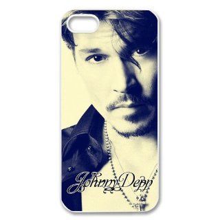 Hard case for iphone 5 with Johnny Depp background designed by padcaseskingdom Cell Phones & Accessories