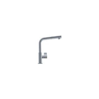 Franke FFPS1180 Single Handle Pull Out Spray Kitchen Faucet, Satin Nickel   Touch On Kitchen Sink Faucets  