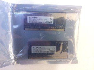 Elpida 4 GB (2 x 2GB) 1Rx8 PC3 12800S 11 10 B2 DDR3 Laptop Memory Computers & Accessories