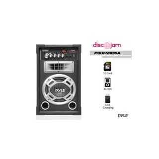 Pyle PSUFM835A 800 Watt 2 Way Speaker Systems, USB/SD Card Readers, FM Radio, AUX Input Musical Instruments