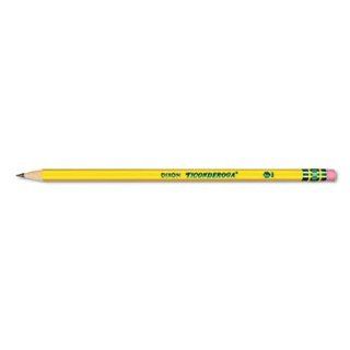 6 Pack Pre Sharpened Pencil, #2, Yellow Barrel, 12/Pack by DIXON TICONDEROGA CO. (Catalog Category Paper, Pens & Desk Supplies / Pencils / Woodcase)  Wood Lead Pencils 
