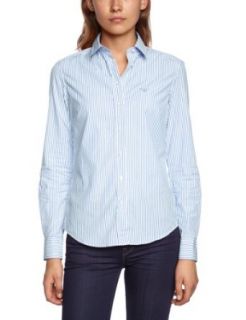 GANT Co Pop Stretch Banker Ladies Shirt   Rockefeller Blue   16/42 Button Down Shirts