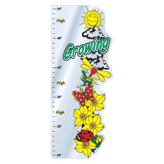 Butterfly Growth Chart Mirror   12W x 32H in.   Decor
