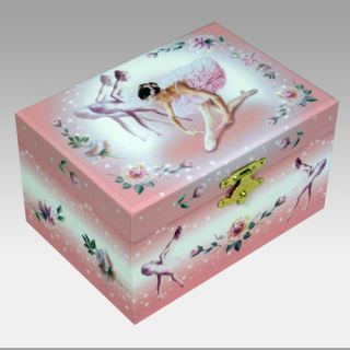 Makenzie Ballerina Musical Jewelry Box   Pink   Decor