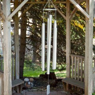 Grace Note Chimes Earthsong 62 in. Wind Chime with Optional Personalization   Wind Chimes