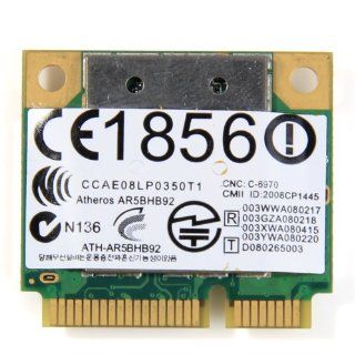 Atheros 9280 Abgn Half Size Wireless Card 300Mbps Ar9280 AR5BHB92 Dual band 2.4GHz and 5GHz 802.11a/b/g/n Computers & Accessories
