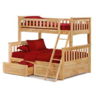 Ginger Twin over Full Bunk Bed   Storage Beds