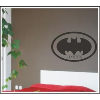 Alphabet Garden Designs Personalized Batman Wall Decal child006