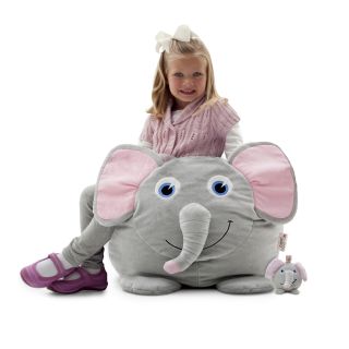 Emerson the Elephant with Lil Buddy   Bean Bags