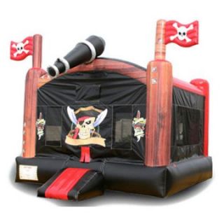 EZ Inflatables Pirate Ship Jumper Bounce House   Commercial Inflatables