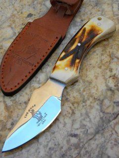 Bone Collector Hand Made Skinning / Hunting Knife BC807  Hunting Fixed Blade Knives  Sports & Outdoors
