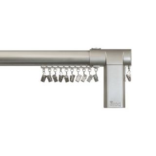 Beme erod Telescoping Remote Control Automatic Drapery Rod System   Nickel Finish   Curtain Rods and Hardware