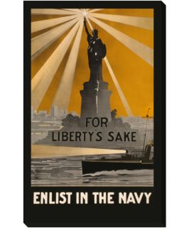15 x 24 in. For Liberty's Sake Recruiting Poster Wall Art   Art Prints
