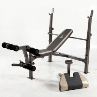 Marcy Olympic Bench with Arm Curl   Bench Presses