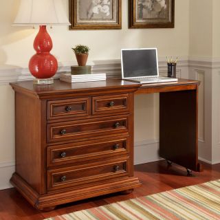 Home Styles Homestead Expand a Desk   Distressed Nutmeg   Writing Desks