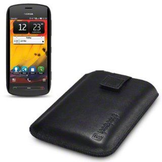 Nokia 808 Pureview Genuine Leather Pocket Case / Pouch / Cover By Shocksock Cell Phones & Accessories