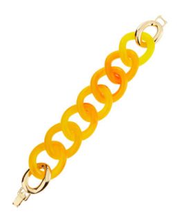 Amber Chain Link Bracelet