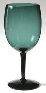 Judel Designer Series Teal Tall Water Goblet   Teal,Undecorated,Smooth Stem,No T