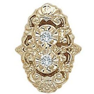 14 Karat Gold Diamond Slide GS082 D Jewelry