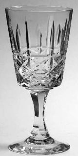 Royal Brierley Marlborough Water Goblet   Clear, Cut, No Trim Squarish Bowl