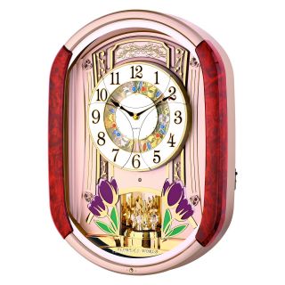 Tulip Melodies in Motion Wall Clock   Control Brand MCM   Wall Clocks