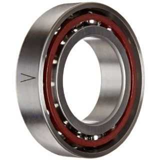 NSK 7210CTRDULP4Y Super Precision Angular Contact Bearing, 15 Contact Angle, Straight Bore, Open Enclosure, Phenolic Cage, Normal Clearance, 50mm Bore, 90mm OD, 0.787" Width, 16500rpm Maximum Rotational Speed, 7170lbf Static Load Capacity, 9590lbf Dy