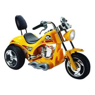 Merske Red Hawk Motorcycle Battery Powered Riding Toy   Yellow   Battery Powered Riding Toys
