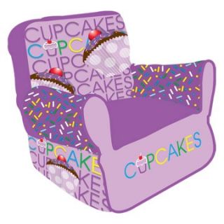 Newco Kids Cupcake Lavender Bean Chair   Bean Bags