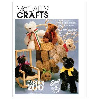 McCall's Patterns M6188 Stuffed Animals, One Size Only