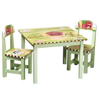 Guidecraft Little Farm House Table and Chair Set   Kids Tables and Chairs
