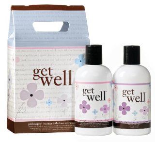 Philosophy Get Well Gift Set (Lavender Shampoo/Shower Gel/Bubble Bath 8 Ounce, Lavender Body Lotion 8 Ounce)  Bath And Shower Product Sets  Beauty