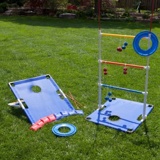 Franklin Collapsible 3 in 1 Combo Set   Bag Toss / Ladderball / Ring Toss   Ladder Ball