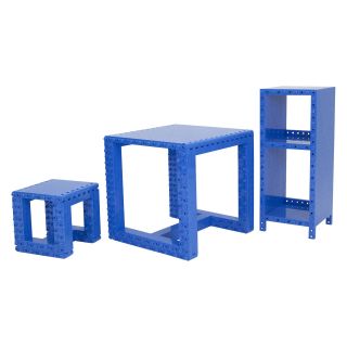 Jekca Homebuilder Advance Convertible Furniture   Blue   Chairs