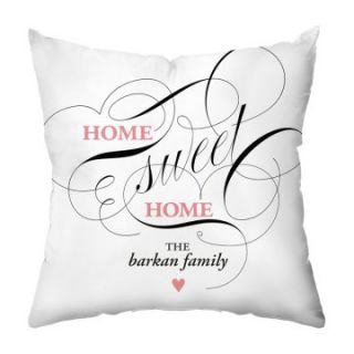 Sweet Home Personalized Throw Pillow   Decorative Pillows
