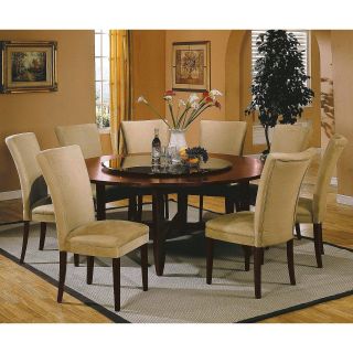 Steve Silver Avenue 9 Piece 72 Inch Round Dining Table Set   Dining Table Sets