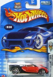 Hot Wheels 2003 First Editions Bugatti Veyron #030 on Metal Collection Card with Factory Mispacked Extra Windshield. Toys & Games