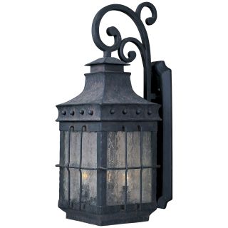 Maxim Nantucket Outdoor Wall Lantern   32H in. Country Forge   Outdoor Wall Lights