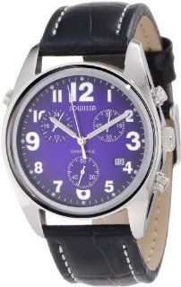Jowissa Men's J7.007.L Ginebra Blue Dial Chronograph Leather Watch at  Men's Watch store.