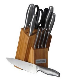 Oneida 12 pc. Block Set with Stainless Steel Sure Grip Handle   Knives & Cutlery