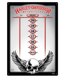 Harley Davidson Skull Medium Scoreboard   Bristle Dart Boards