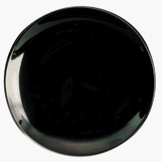 Black Coupe 12" Buffet Plate [Set of 6] Kitchen & Dining