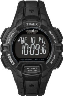 Timex Men's T5K793 Ironman Traditional 30 Lap Rugged Full Size All Black Watch Watches