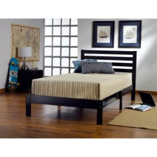 Aiden Panel Twin Bed   Black   Panel Beds