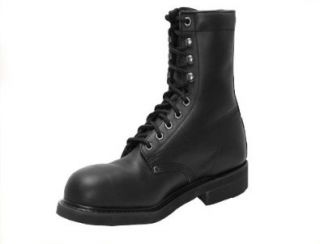 Iron Age 794 Men's Steel Toe Black Leather Work Boots (7.5 EE) Industrial And Construction Shoes Shoes